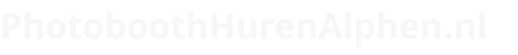 Photobooth Huren Alphen